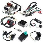 Pour 50 70 90 110cc atv quad gokart ensemble de câbles de câblage de bobine de câblage électrique complet ... Pour 50 70 90 110cc atv quad gokart ensemble de câbles de câblage de bobine de câblage électrique complet ...