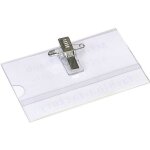 Badges porte - nom - general office - lot de 50 - dimensions 90x57mm - couleur blanche