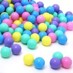 50 balles pour piscine a balle bb - 55cm boule plastique enfant balle de jeu