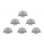 50 cales de fixation pour plaque ondule p. o 76 - 18 - l: 245 mm - l: 220 mm - e: 50 mm - translucide ...
