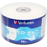 50 cd - r verbatim printable - 700 mo - 52x - spindle
