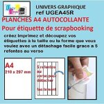 50 feuilles papier adhésif blanc a4 autocollant pour imprimante spécial découpe feuille adhésive pour ... 50 feuilles papier adhésif blanc a4 autocollant pour imprimante spécial découpe feuille adhésive pour ...
