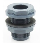 � 50 mm - 2 pouce travers�e de paroi en pvc pour tuyau � 50 mm aquaponie aquaculture. - jardiboutique ...