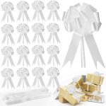 50 pcs grand n?uds automatiques en plastique large ruban noeuds  tirer dcoration noeud ruban tulle ...