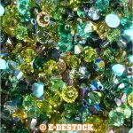 50 perles swarovski toupies 4mm multicolore foret