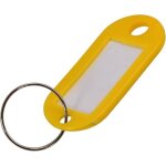 50 x etiquette didentification de porte - cles en plastique couleur variee