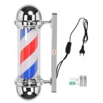 50cm r�tro poteau de barbier led enseigne tournante lumineuse rotative lumi�re coiffure salon lumi�re ...