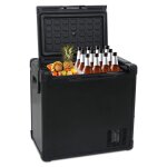50l glaci�re �lectrique double zone - r�frig�rateur et cong�lateur de voiture 12 / 24 / 240v avec �cran ...