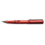 Stylo plume - lamy - la - 5252 - rouge - acier noirci - rechargeable