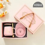 Tasse en cramique - rose - 55 degrs - isole - fonction maintien au chaud - coffret cadeau