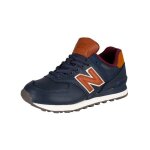Sneakers hommes new balance classics 574 en cuir bleu - ml574omc Sneakers hommes new balance classics 574 en cuir bleu - ml574omc