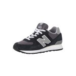 574 baskets en daim - new balance - homme - noir