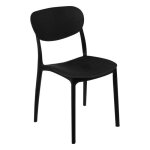 Chaise empilable plastique noir plasta - 5 five simply smart
