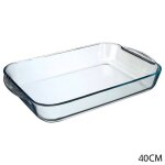 Plat rectangulaire en verre 40x25x6cm - 5 five simply smart