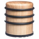 5five - stop - porte haut effet bois naturel