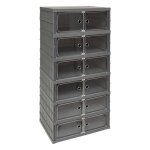 Tour de rangement pliable en plastique - 5 five simply smart