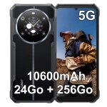 5g smartphone robuste fossibot f109 - 24go + 256go - 10600mah - 675 - 50mp - android 14 ip68 antichoc ...