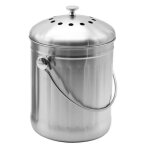 5l seau à compost en acier inoxydable pour comptoir de cuisine - seau à compost seau de cuisine compost ... 5l seau à compost en acier inoxydable pour comptoir de cuisine - seau à compost seau de cuisine compost ...
