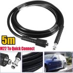 5m tuyau nettoyeur haute pression flexible pr karcher k 9mm m22 mâle adaptateur 5m tuyau nettoyeur haute pression flexible pr karcher k 9mm m22 mâle adaptateur