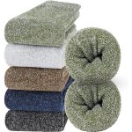 5pc chaussette homme hiver chaussettes chaudes laine thermique 41 - 46(eu) cadeau anniversaire noel pour ...