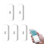 5pcs - thermom�tres hygrom�tres pour la maison mioloe temp�rature wifi intelligente tuya capteur de temp�ratur ...