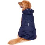5xl manteau imperméable de pluie réfléchissant avec trou de laisse pour grands chiens 5xl manteau imperméable de pluie réfléchissant avec trou de laisse pour grands chiens