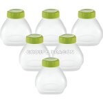 6 bouteilles  yaourt  boire - seb - pour yaourtires - vert