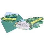 6 cartes dinvitations animaux & jungle pour fte anniversaire ref / 004cinv