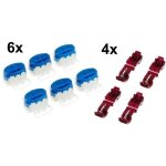 6 connecteurs de c�ble + 4 borniers pour la tondeuse gardena (original de 3m)