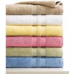 6 draps de bain de 70x140 cm 400gr / m hotel spa zro twist 100% coton gyptien.