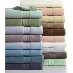 6 draps de bain luxe 500 gr / m de 70x135 cm  70x140 cm 100% coton egyptien en coton peign zro twist ...