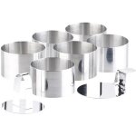 Emporte - pi�ces - rosenstein & s�hne - 6 ronds � 8 cm - acier inoxydable - compatible lave - vaisselle ...