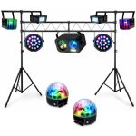 9 jeux de lumieres puissants led gobo strobo + 1 portique en acier de 3m pa dj led sono light