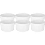 6 paquets 3 pouces les ramequins en céramique coupe souffle en porcelaine pour les plats à la crème brûlée ... 6 paquets 3 pouces les ramequins en céramique coupe souffle en porcelaine pour les plats à la crème brûlée ...