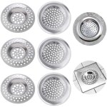 6 pcs bouchon de cr�pine d�vier wovte cuisine salle de bains �vier cr�pine couvercle filtre de vidange ...