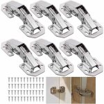 6 pi�ces charni�re invisible meubles porte coin charnieres avec amortisseur hydraulique applique charnieres ...