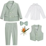 6 pices ensemble de costume garons smokingenfants gentilhomme ensemble costume soire mariage crmonie ...