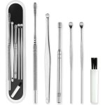 Cure - oreille - inconnu - ensemble de 6 pices - acier inoxydable - ergonomique - portable