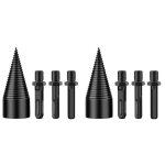 6 pi�ces s�ries forets de fendeuse de b�ches de bois de chauffage forets de fendeuse de bois amovibles ...