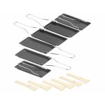6 polons  fromage pour barbecue et raclette avec manche pliable