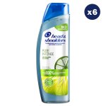 6 shampoings pure intense s�bo - r�gulateur 250ml - head & shoulders