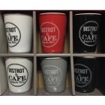 Tasse � caf� - jja - bistrot - 11 cl - c�ramique - 6 pi�ces - micro - ondable
