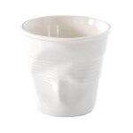 6 tasses froiss�es expresso blanc revol 8 cl