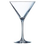 6 verres  pied 30cl cocktail bar - luminarc - verre ultra transparent
