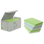 Bloc post - it repositionnable - post - it - 38 x 51 mm - 100 feuilles - 6 pièces - papier recyclé Bloc post - it repositionnable - post - it - 38 x 51 mm - 100 feuilles - 6 pièces - papier recyclé