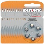 60 piles auditives rayovac 13 extra advanced / pile auditive pr48 / piles pour a
