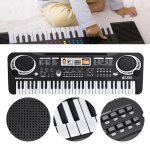 Clavier lectronique musical - zerodis - hb015 - 61 touches - microphone inclus - prise ue 100 - 240v ...