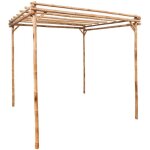6124vente best?pergola bambou 170x170x220 cm pergola bambou 170x170x220 cm size:170 x 170 x 220 cm