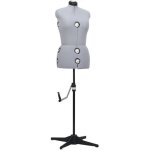 6194top vente - mannequin de couturede vitrinede robe buste dcoratif de femme rglable gris m taille ...