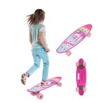 61x18cm skateboard complet en pp willonin planche  roulettes pu motif licorne et roues lumineuses pour ...